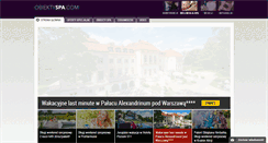 Desktop Screenshot of obiektyspa.com